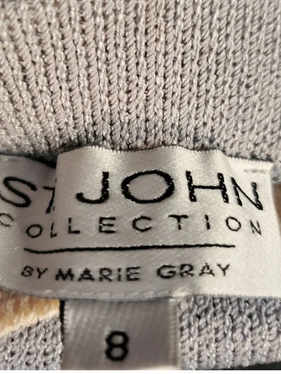 St. John Collection Marie Gray Vintage Skirt Set - Picture 5 of 5